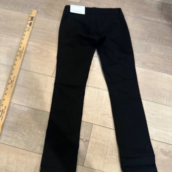 Ann Taylor Loft Black Skinny Crop Jeans 24/00P Womens Petite Denim NEW - Picture 7 of 9